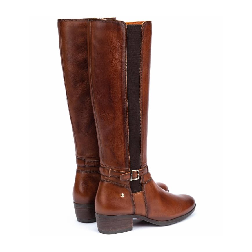 Women's Pikolinos DAROCA Knee-high Boots Brown | NZ V389075